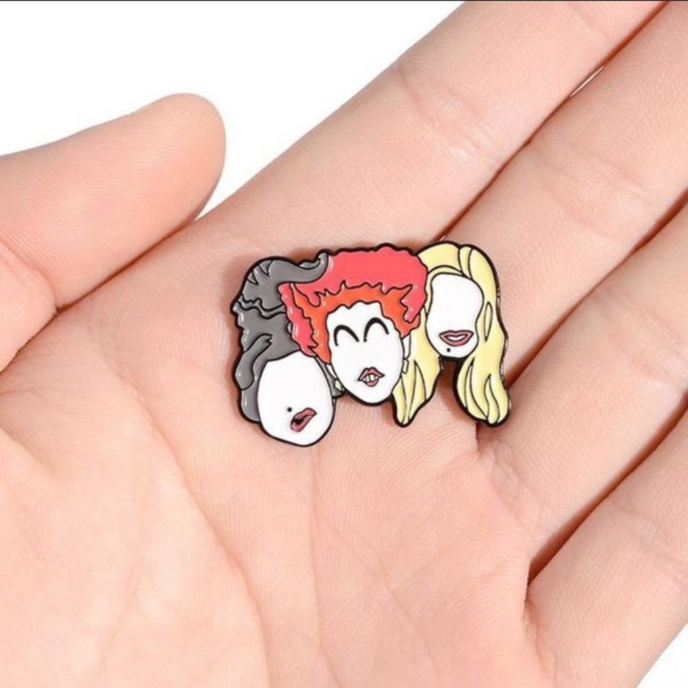 1 LEFT! Hocus Pocus Witch Witches Halloween Pin - Picture 8 of 10